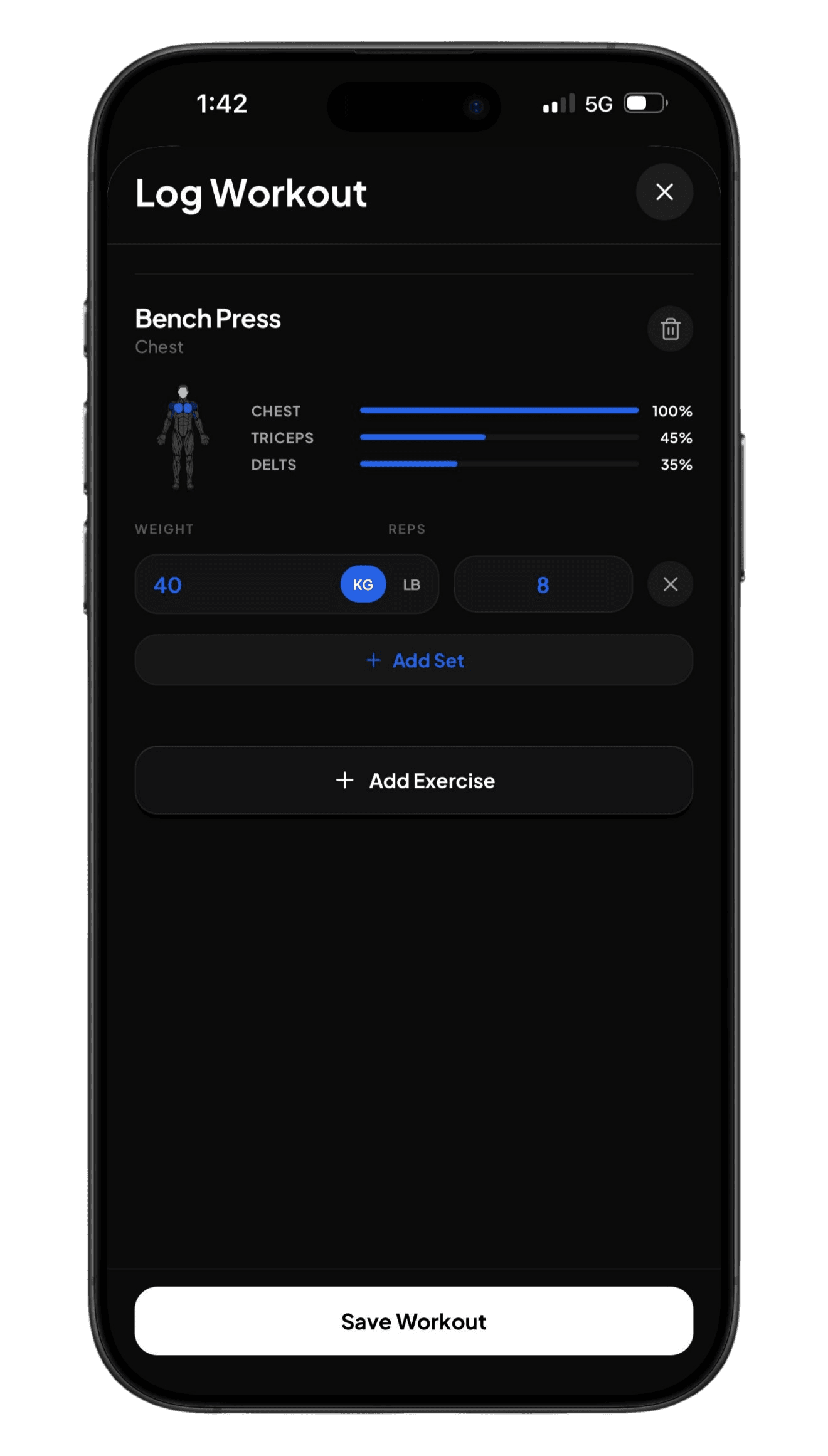 MoveOn private journal writing interface